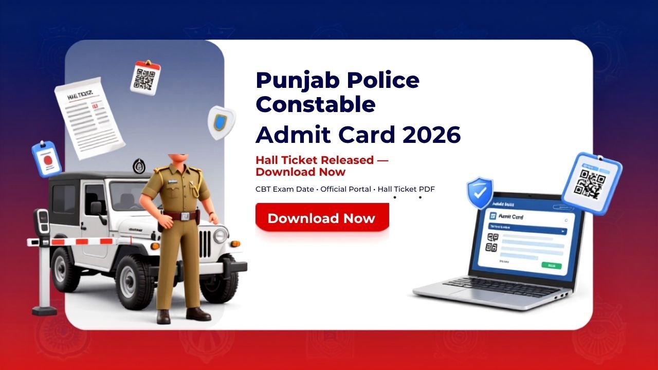 Punjab Police Constable Admit Card 2026