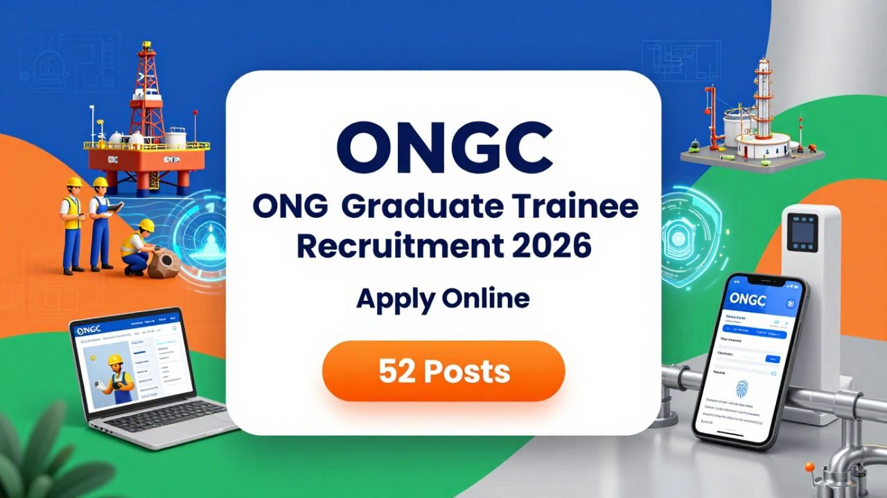 ONGC Graduate Trainee Recruitment 2026
