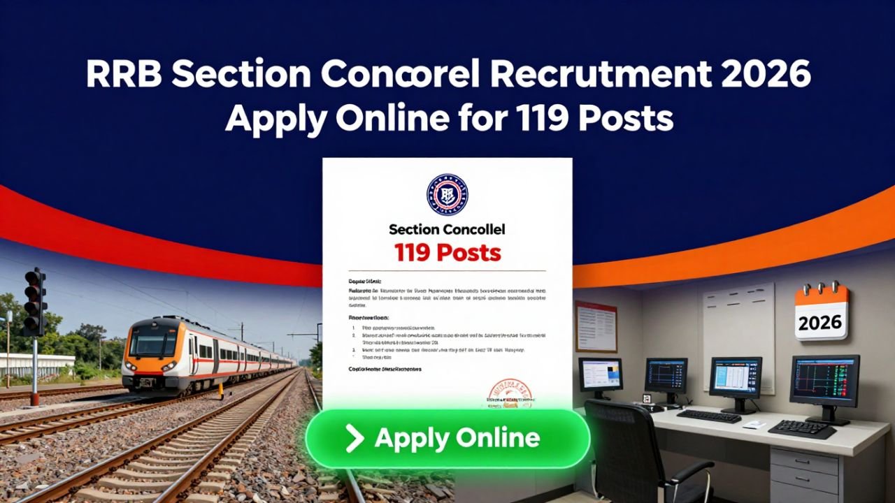 RRB Section Controller Recruitment 2026