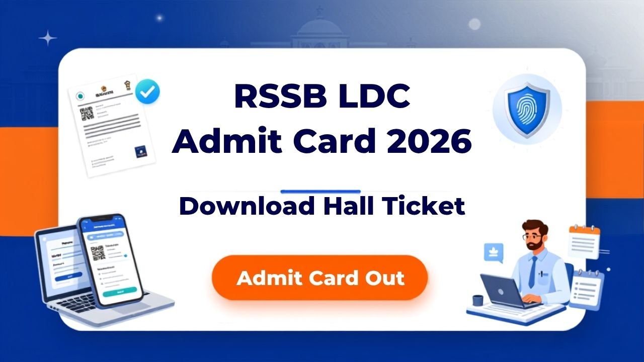 RSSB LDC Admit Card 2026 Download Hall Ticket