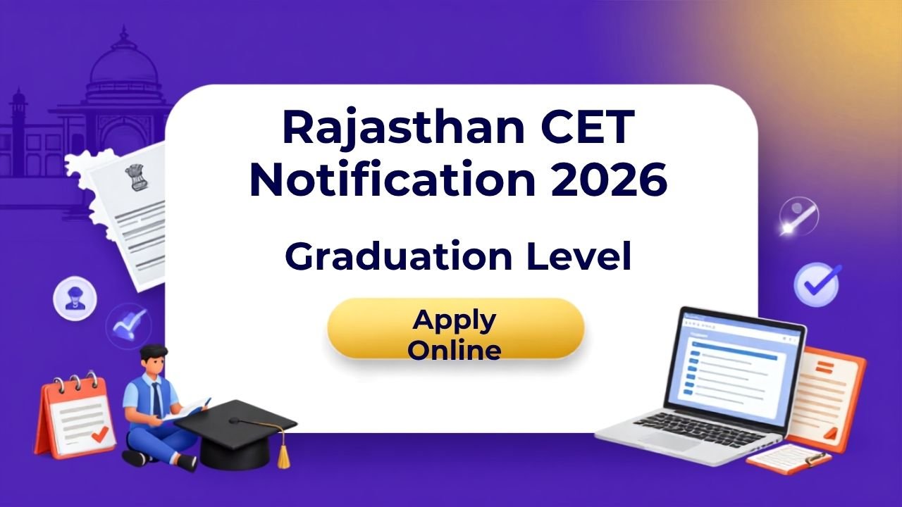 Rajasthan CET Notification 2026 Out