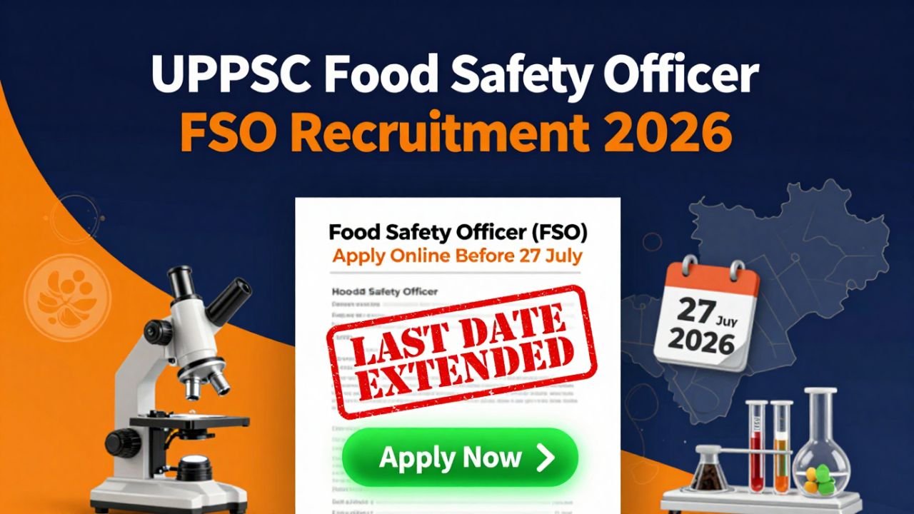 UPPSC Food Safety Officer Recruitment 2026