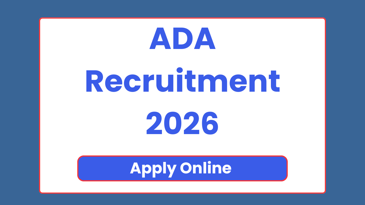 ADA Recruitment 2026
