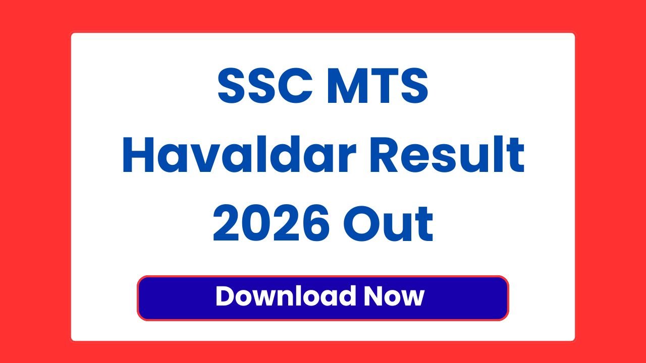SSC MTS Havaldar Result 2026