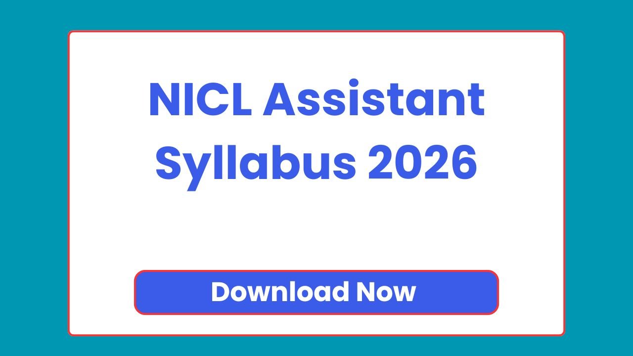 NICL Assistant Syllabus 2026