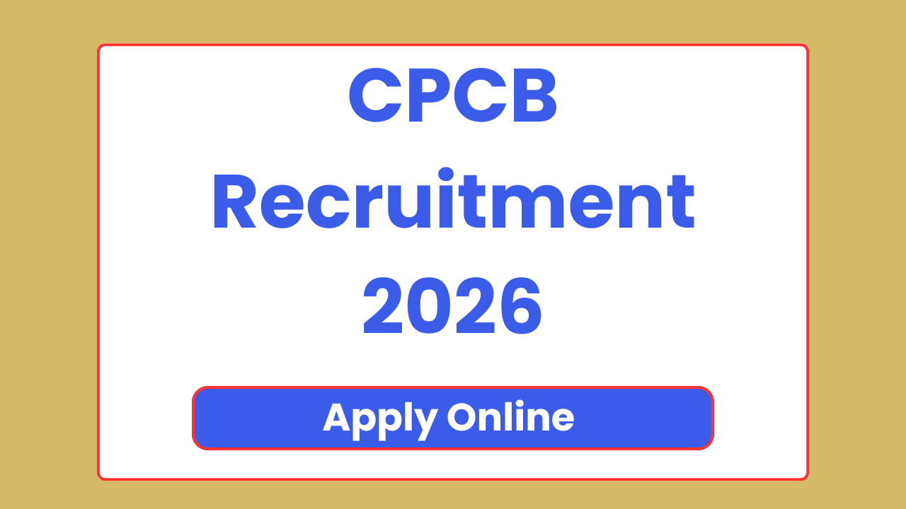 CPCB Recruitment 2026