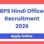 IBPS Hindi Officer Recruitment 2026