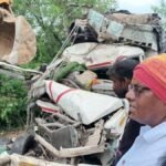 बघार पुलिया पर रोडवेज बस और पिकअप की भिड़ंत