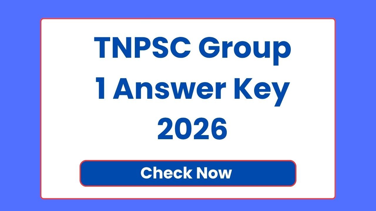 TNPSC Group 1 Answer Key 2026