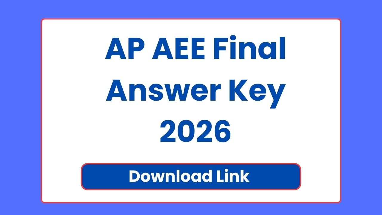 AP AEE Final Answer Key 2026