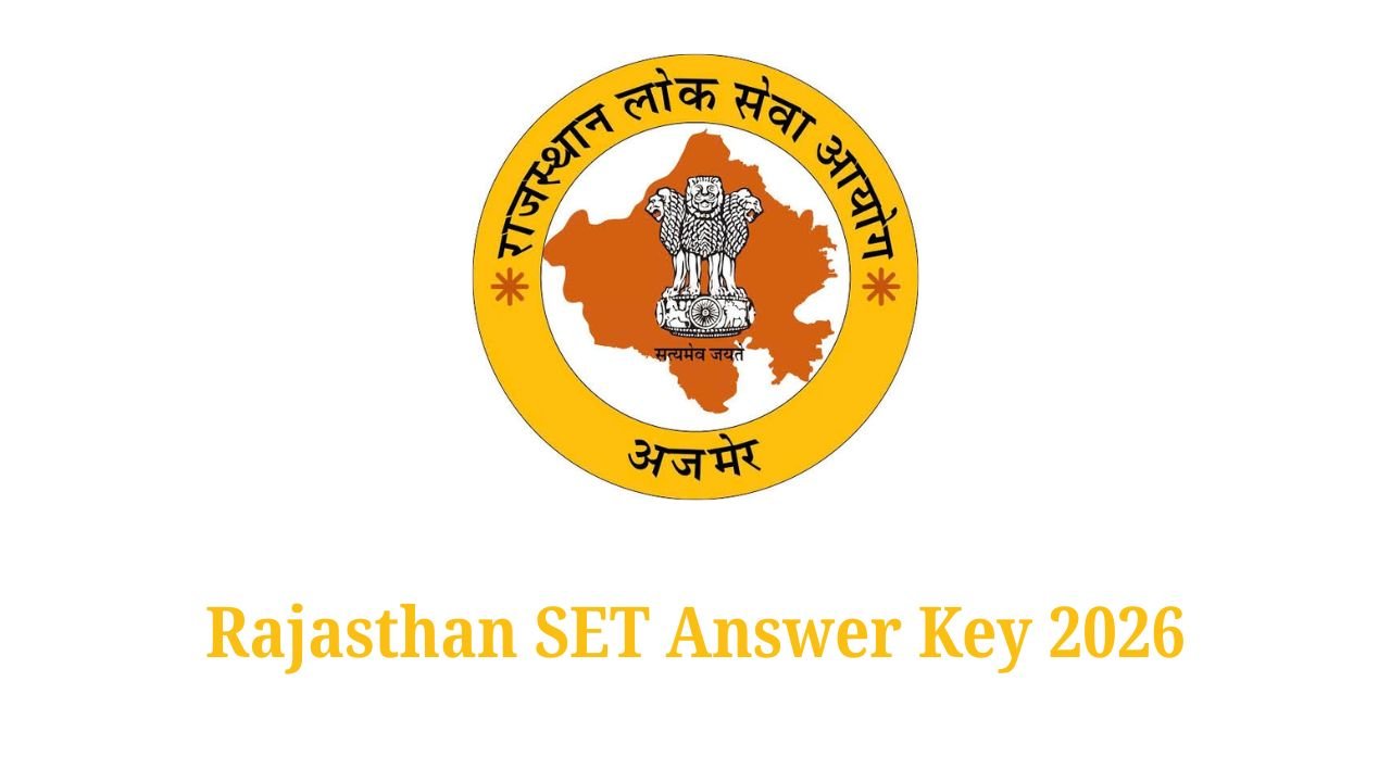 Rajasthan SET Answer Key 2026